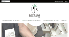 Desktop Screenshot of pjssleep.com