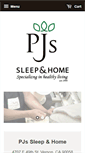 Mobile Screenshot of pjssleep.com